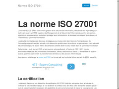 Détails : Conseil en certification ISO 27001
